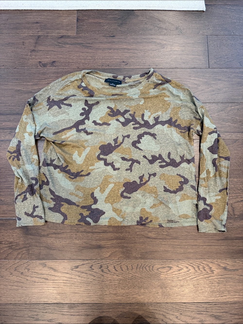 Sanctuary Carlee Camo Tee Linen Size XS - C69-075